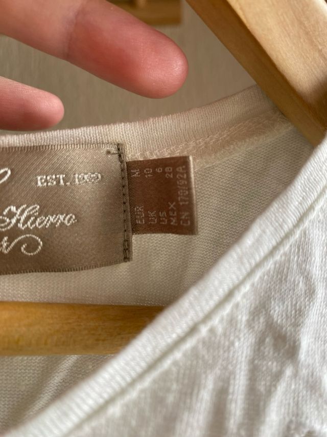 Camiseta Pedro del Hierro blanca