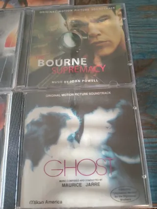 Lote 5 CDs Bandas Sonoras Rocky, Bourne, Ghost