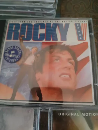 Lote 5 CDs Bandas Sonoras Rocky, Bourne, Ghost