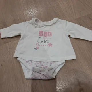 Body camiseta bebé 0-1 mes. FREESTYLE
