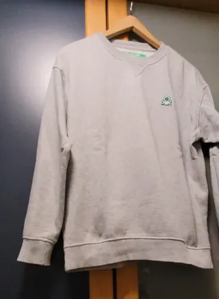 Sudadera Gris United Colors of Benetton unisex