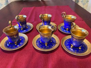 Tazzine Tretau Baviera Blu Oro