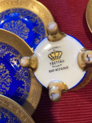 Tazzine Tretau Baviera Blu Oro