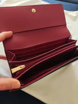 Monedero Furla Original color cereza