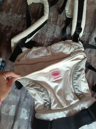 Mochila portabebés Manduca +  elevador Tuc Tuc