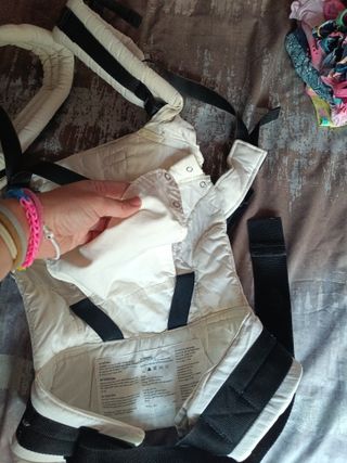 Mochila portabebés Manduca +  elevador Tuc Tuc