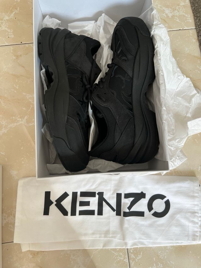 Zapatillas Kenzo Hombre Negras T.42 Nuevas