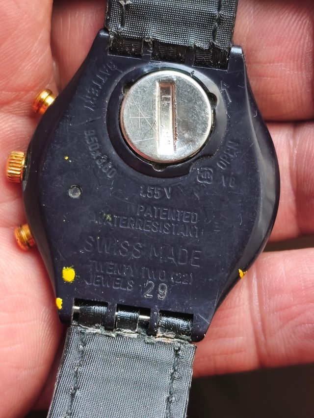 Reloj Swatch Cronógrafo Retro no funciona. Leer bi