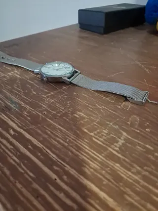 Reloj de pulsera Quartz plateado