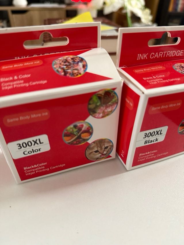 2 Cartuchos Tinta 300XL Negro- ColorCompatible
