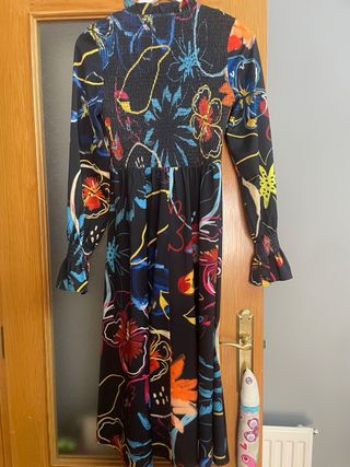 Vestido Kling estampado floral manga larga