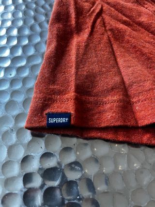Camiseta Superdry Hombre Talla M Naranja