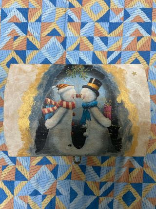 Scatola decorata a mano.  #handmade