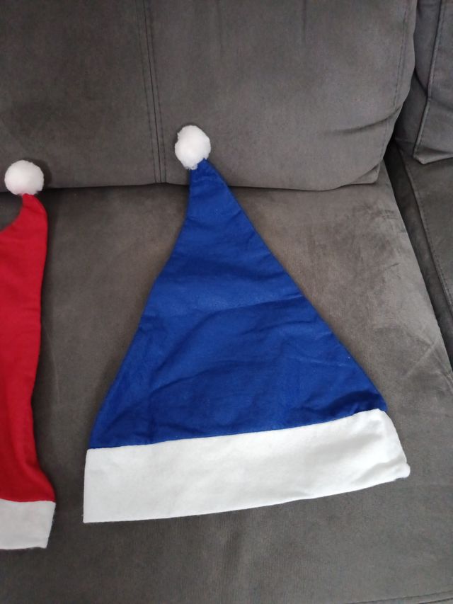 Lote de 8 Gorros Navideños Papa Noel