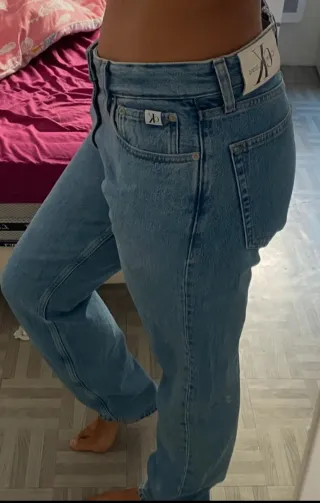 Pantalón vaquero Calvin Klein mujer azul