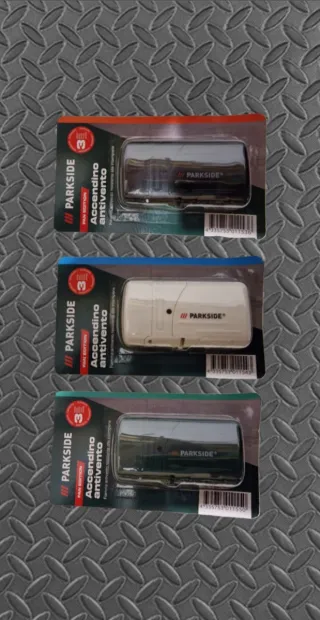 3 Accendini Antivento Parkside