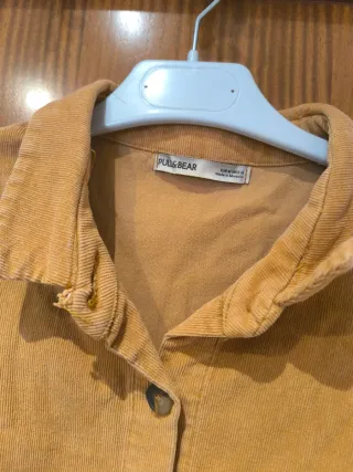 Camisa pana Pull&Bear ocre Talla S