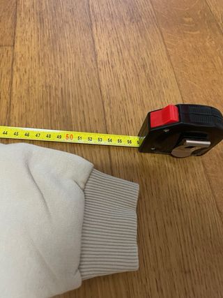 Felpa Karl Kani Boxy Fit Beige Vintage Con Zip S