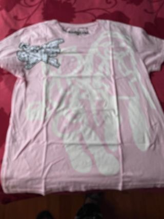 Camiseta Desigual Hombre Rosa