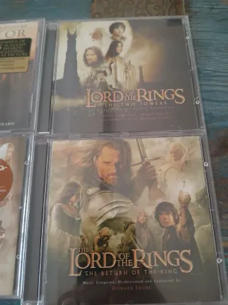 Lote 3 CDs Bandas Sonoras El Señor de los Anillos