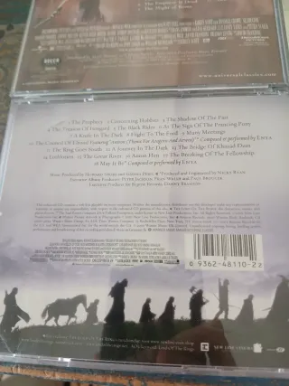 Lote 3 CDs Bandas Sonoras El Señor de los Anillos
