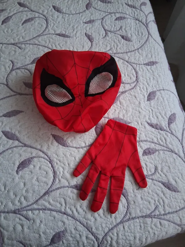 Spiderman Máscara y Guante