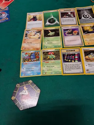 Lotto carte Pokémon inglesi + gettone