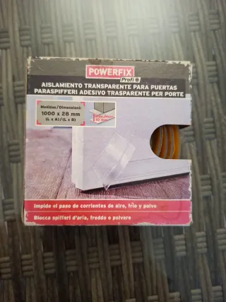 Cinta Aislamiento Puertas Transparente