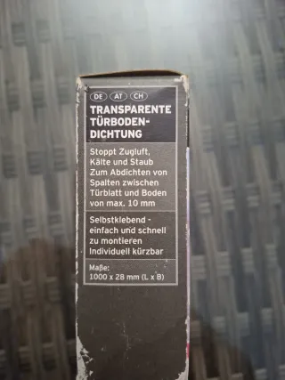 Cinta Aislamiento Puertas Transparente