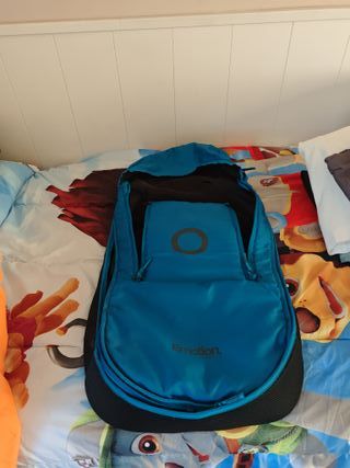 Saco bebé Emotion Babyhome turquesa/negro