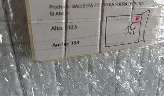 Rejas extensibles blancas nuevas