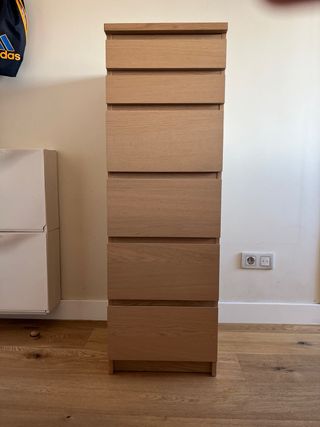 Cómoda IKEA MALM Roble