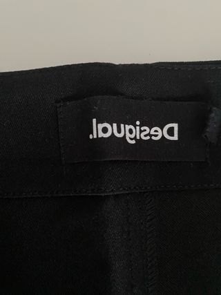 Pantalón cargo Desigual negro talla M mujer