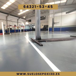 SUELOS RESINA EPOXI TALLER APARCAMIENTOS GARAJES