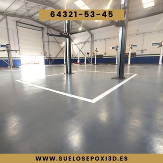 SUELOS RESINA EPOXI TALLER APARCAMIENTOS GARAJES