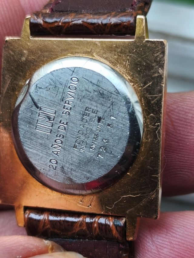 Reloj COPPEL 17 Rubis Suizo Dorado funcionando 