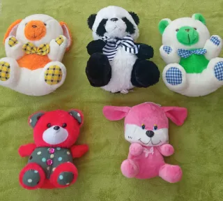 Lote 5 peluches