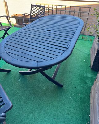 Mesa y 6 Sillas Terraza Exterior