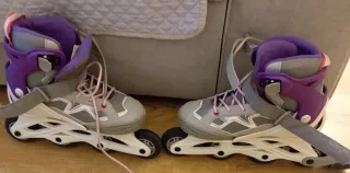 Patines talla 35-38 Oxelo para niña + protección