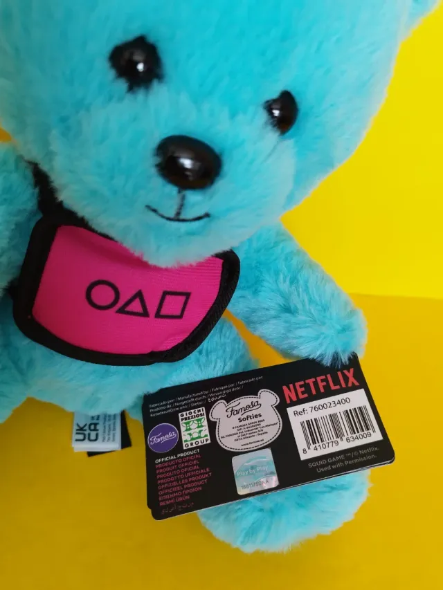 Oso Peluche Oficial Juego del Calamar Netflix