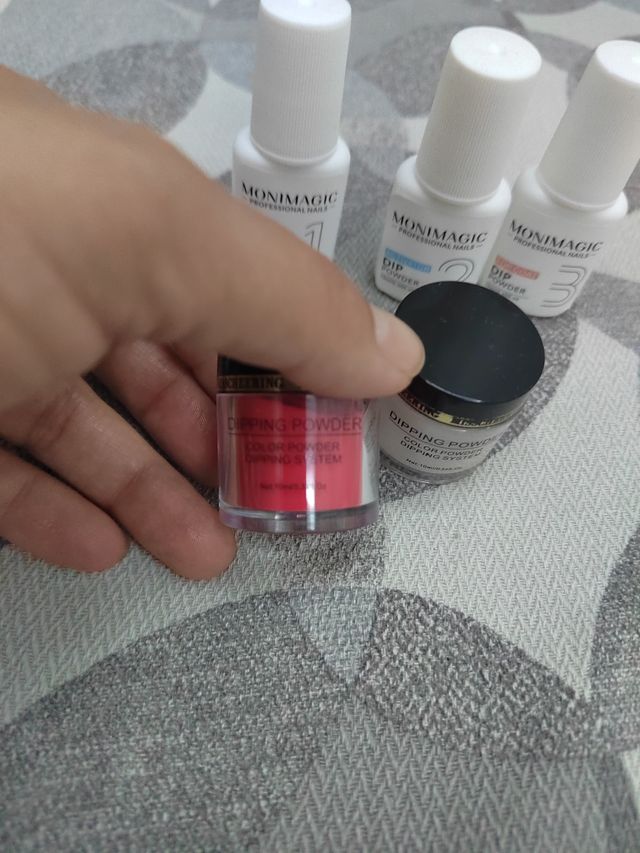 MONIMAGIC Smalto in Polvere cipria e corallo durat