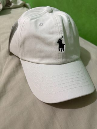 Cappellino Ralph Lauren Bianco nuovo mai indossato