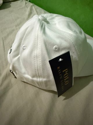 Cappellino Ralph Lauren Bianco nuovo mai indossato