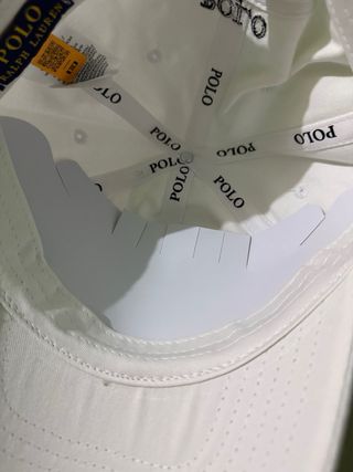Cappellino Ralph Lauren Bianco nuovo mai indossato