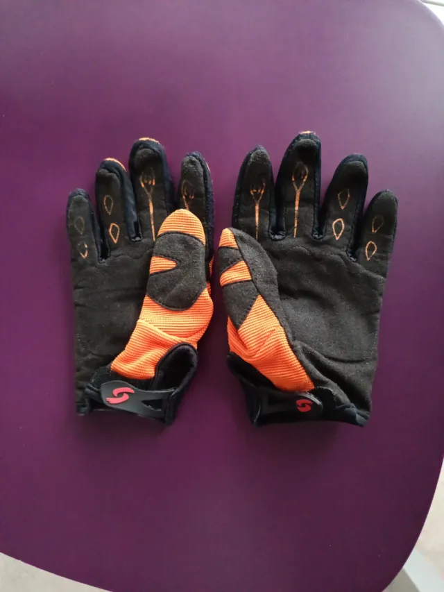 Guantes MTB niño naranjas Talla M