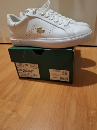 Zapatillas Lacoste Mujer Talla 37 Blancas
