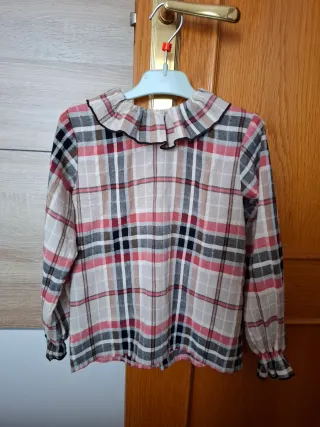 Camisa Baby Paris 6 años cuadros