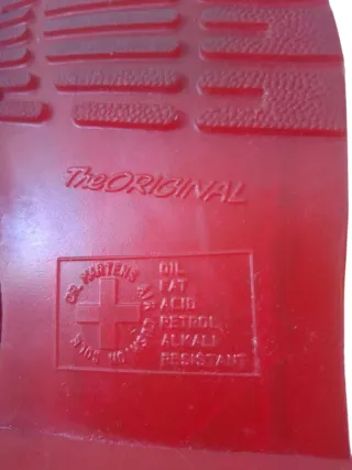 Dr. Martens Oxford Rojos