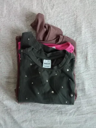 Lote 3 Tops Bershka y Zara