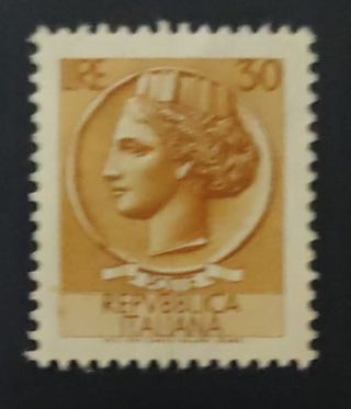 Francobollo Italia 1968 - Siracusana Turrita
